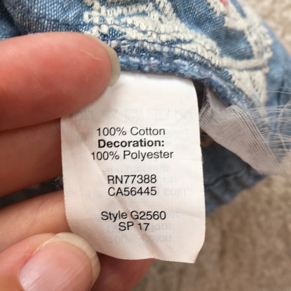 Madewell Blue and White Embroidered Dress - Picture 9 of 9